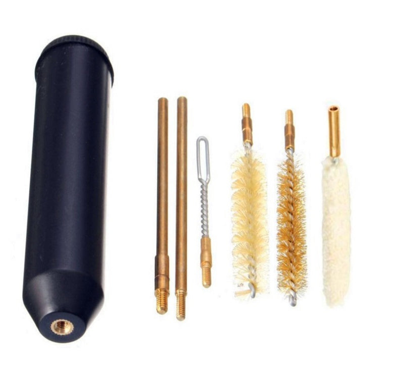 Tube Brush Pocket Mini Brush Set 9Mm Pocket Size Pistol Cleaning Kit